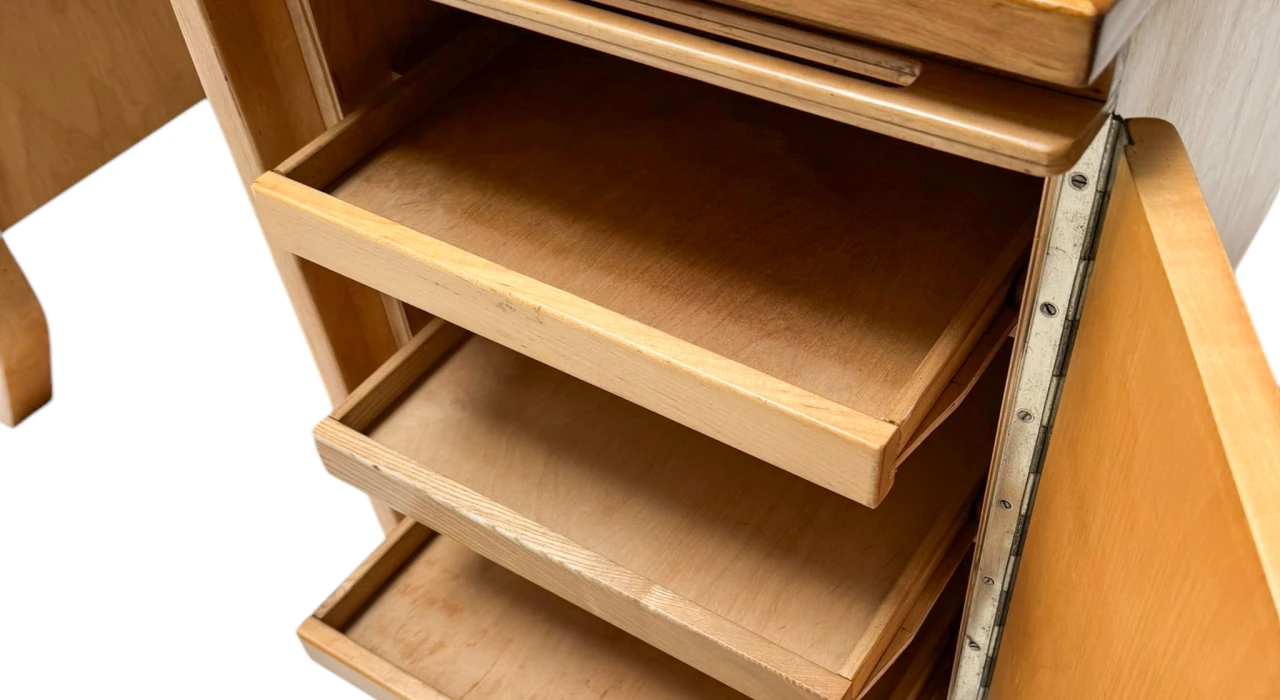 Mid-Century Modern EB04 Desk by Cees Braakman for Pastoe, 1950s